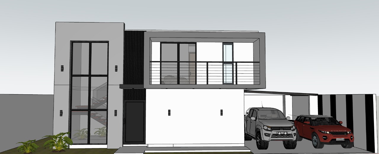 Fachada del Modelo de Vivienda TARUMA