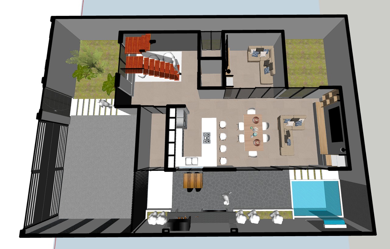 Dormitorio del Modelo de Vivienda TARUMA