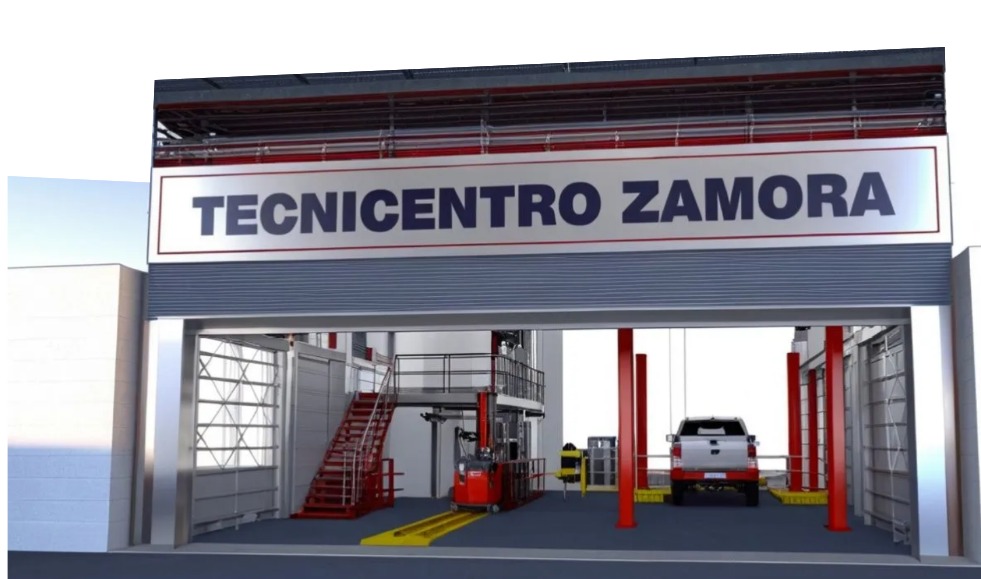 Fachada principal del Tecnicentro Zamora